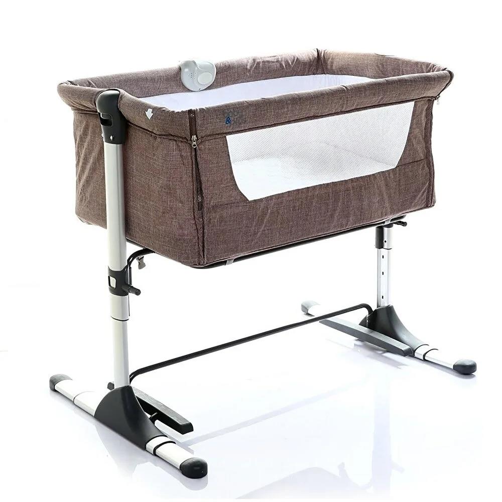 Baby PlusSafe Side Anne Yanı Beşiği - Kahverengi