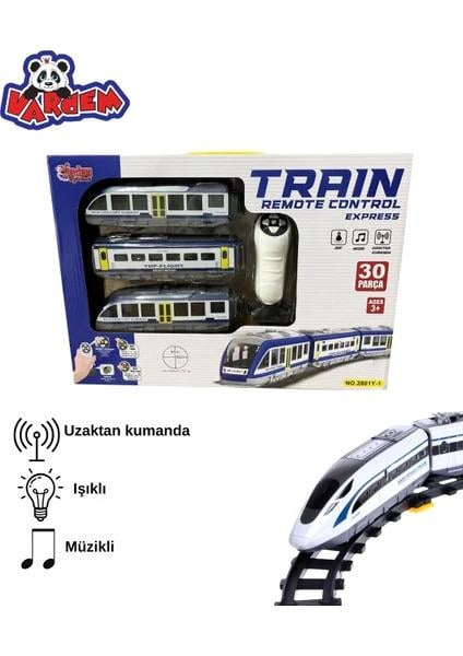VardemVardem Uzaktan Kumandalı 30 Parça Işıklı 176 cm Tren Set