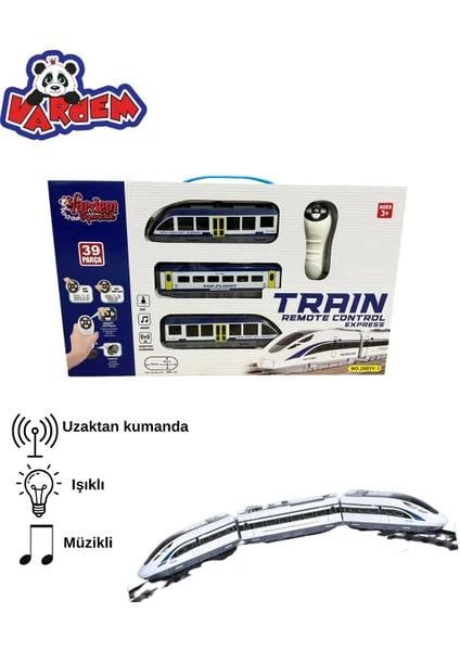 VardemVardem Uzaktan Kumandalı 39 Parça Işıklı 308 cm Tren Set