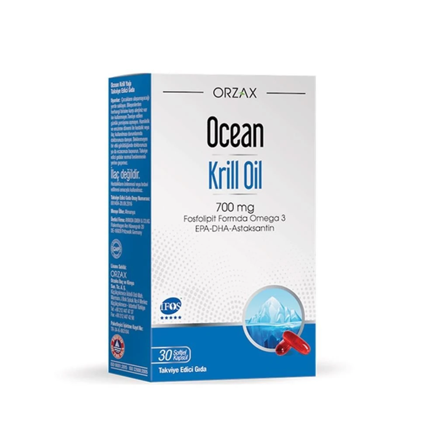 Ocean Krill Oil 700 mg 30 Softgel Capsules