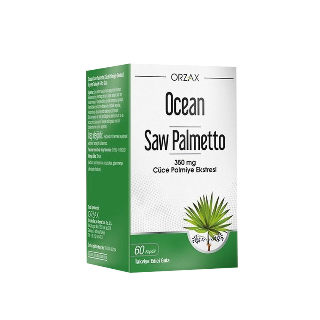 Orzax Ocean Saw Palmetto 350 mg 60 Kapsül