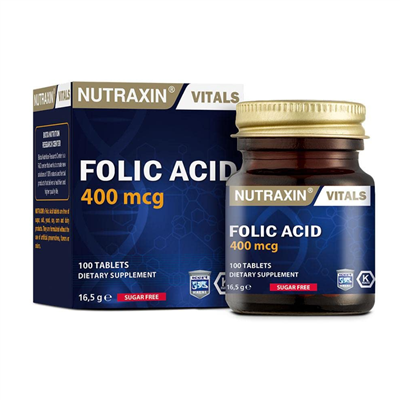 Folic Acid 400 mcg 100 Tablet
