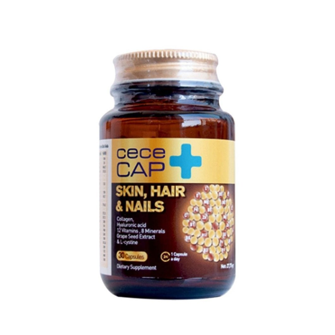 Cece CAP Skin Hair Nails Takviye Edici Gıda 30 Kapsül