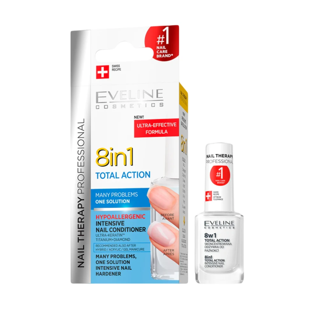 Eveline Cosmetics 8 in 1 Intensive Nail Conditioner 12 ml