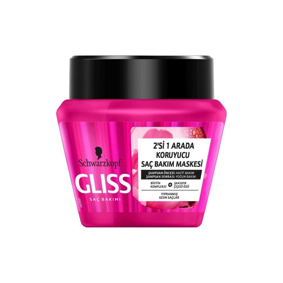 Gliss Supreme Length 2'si 1 Arada Koruyucu Saç Bakım Maskesi