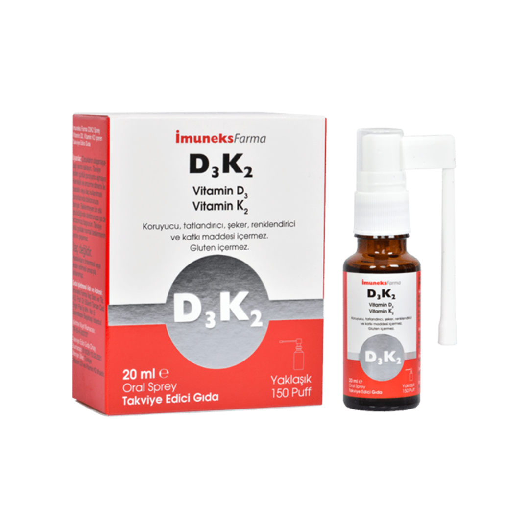 Imuneks D3 K2 Takviye Edici Gıda 20 ml - Sprey