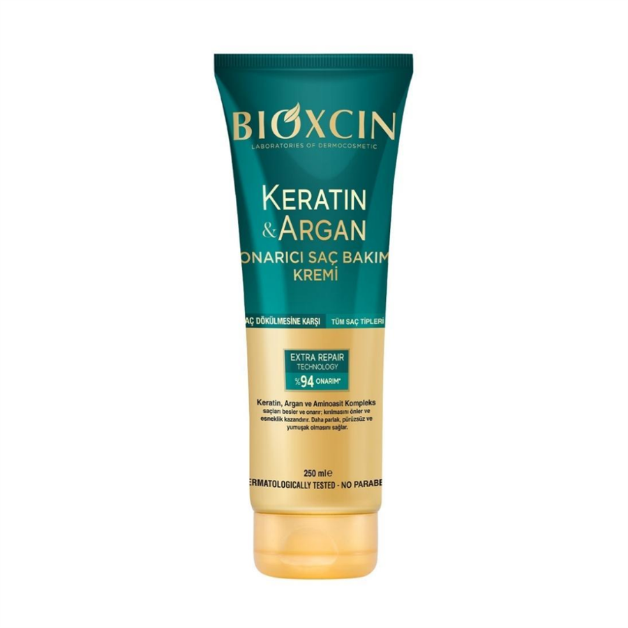 Keratin ve Argan Onarıcı Saç Bakım Kremi 250 ml