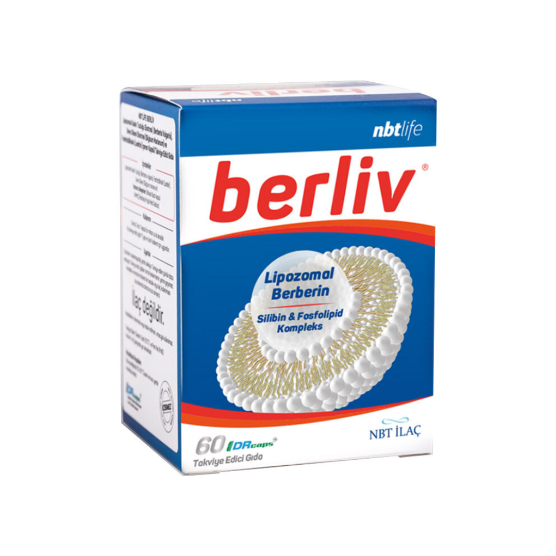 NBT Life Berliv Lipozomal Berberin Takviye Edici Gıda 60 Kapsül