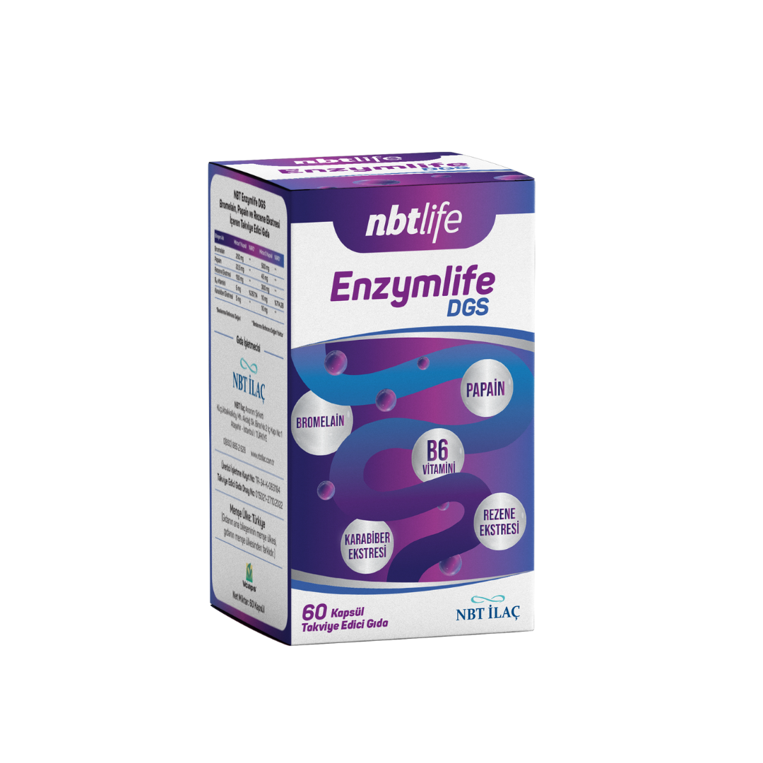 NBT Life Enzymlife DGS 60 Kapsül
