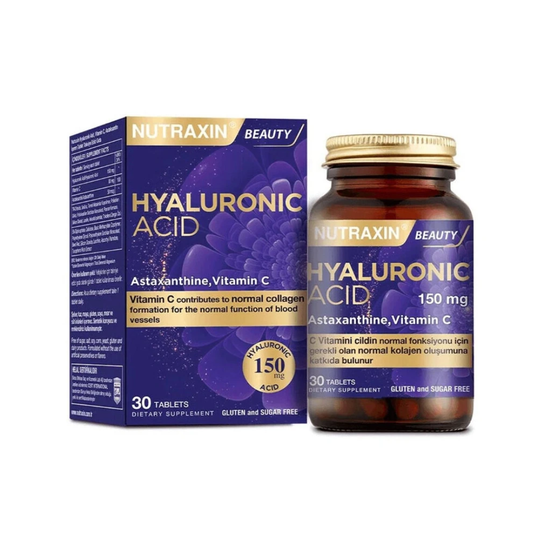 Nutraxin Hyaluronik Asit Takviye Edici Gıda 30 Tablet