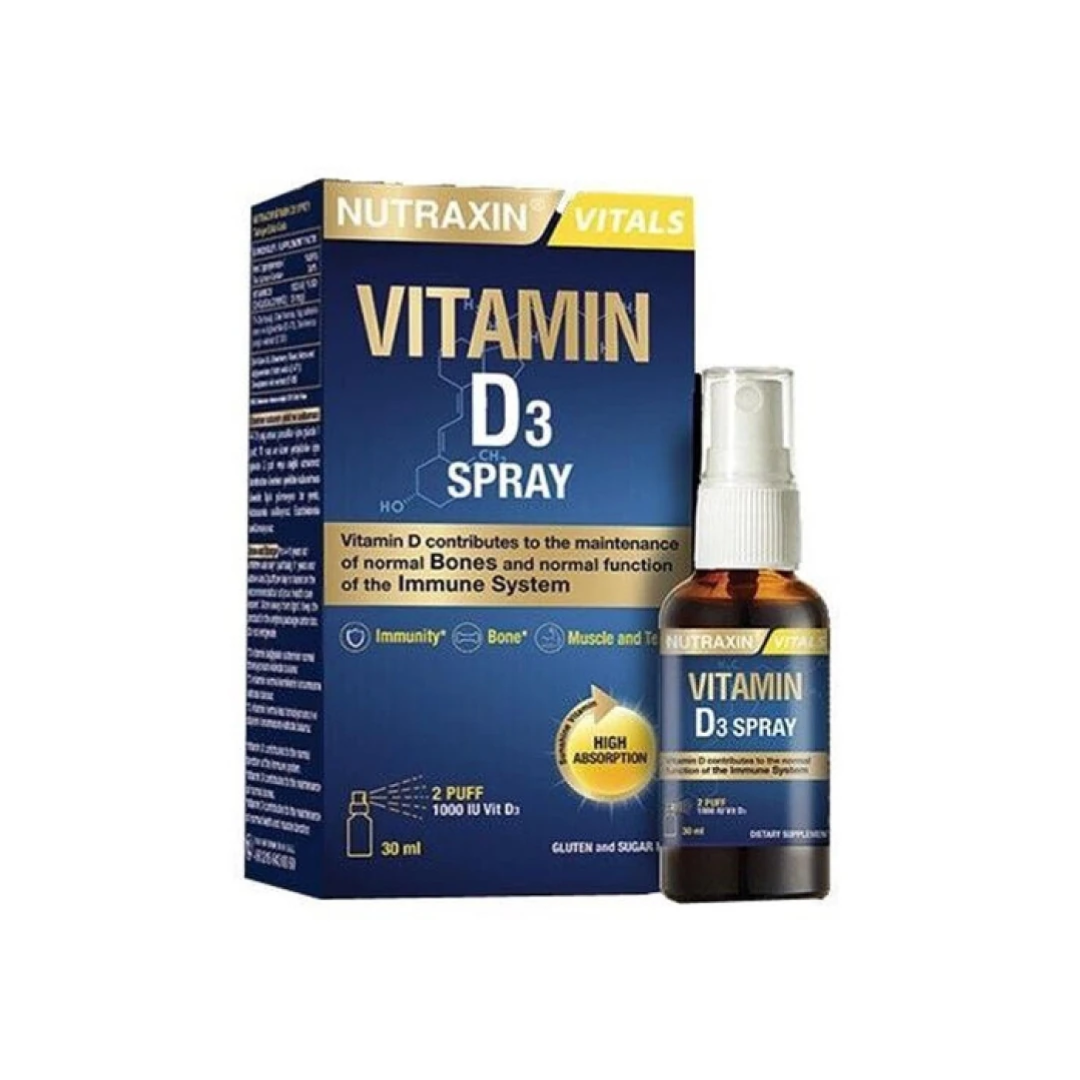Nutraxin Vitamin D3 Sprey 30ml
