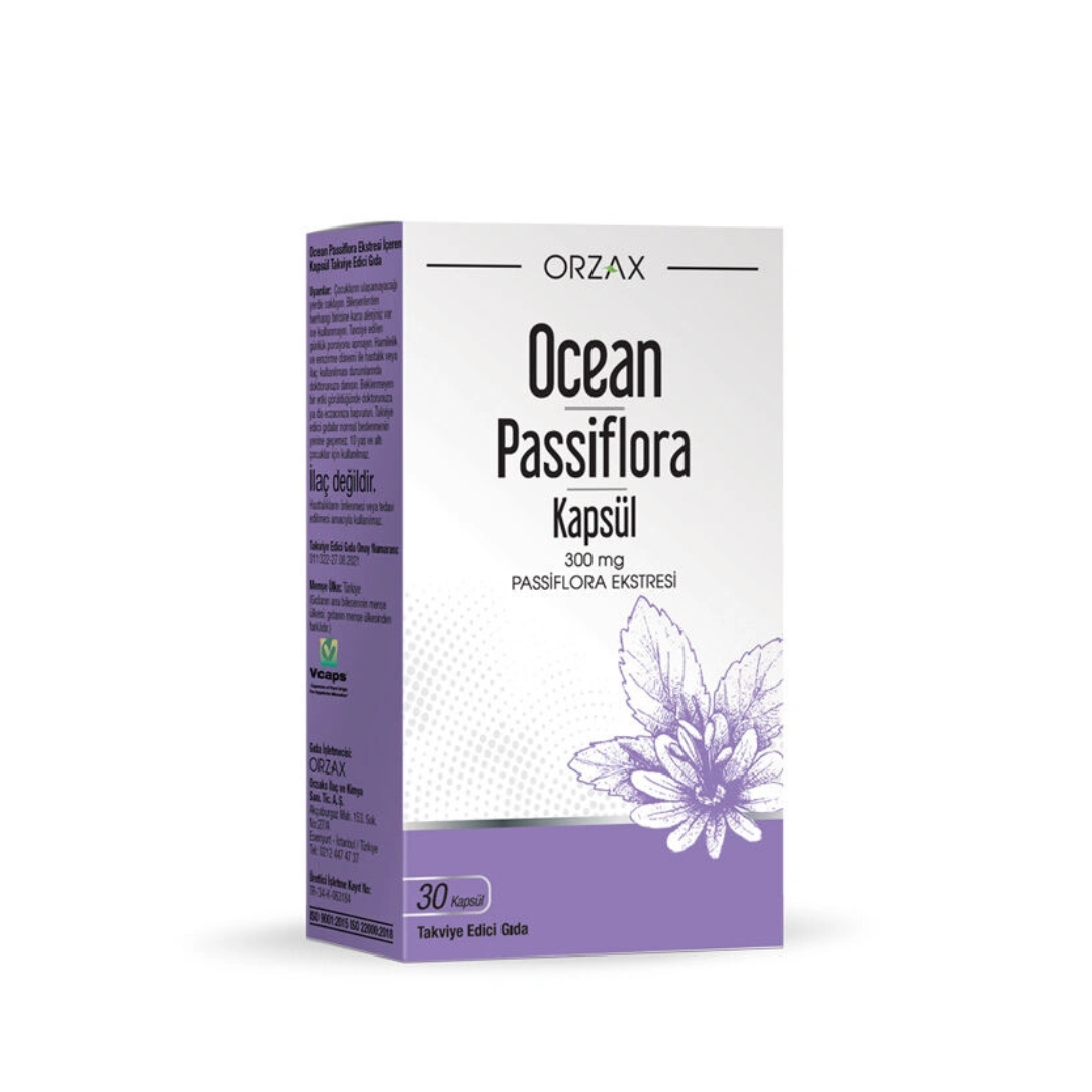 Ocean Passiflora İncarnata Kapsül 30 Kapsül