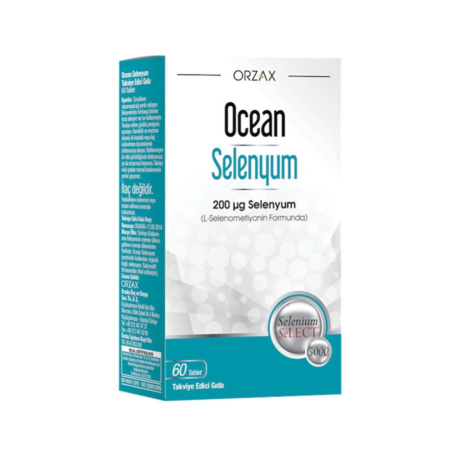 Ocean Selenyum 200 µg 60 Tablet