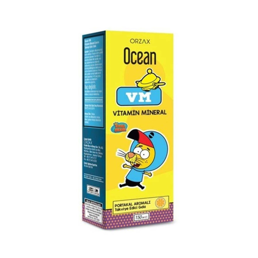 Ocean Vitamin Mineral Portakal Aromalı 150ml
