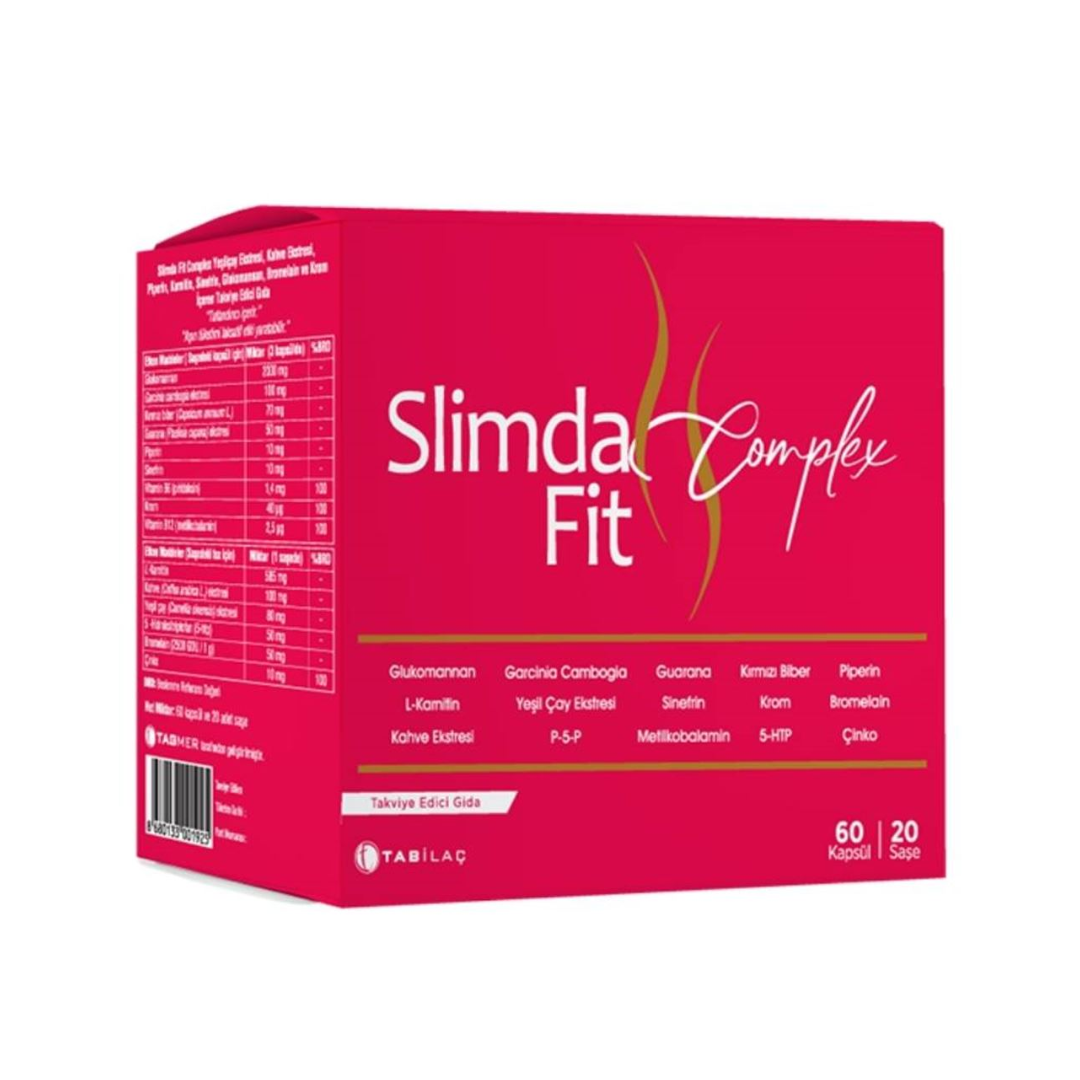 Slimda Fit Complex 60 Kapsül 20 Saşe