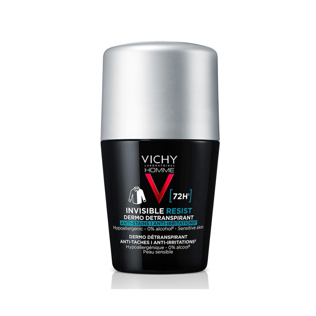 Vichy Erkekler İçin İz ve Terleme Karşıtı 72 Saat Etkili Roll-on