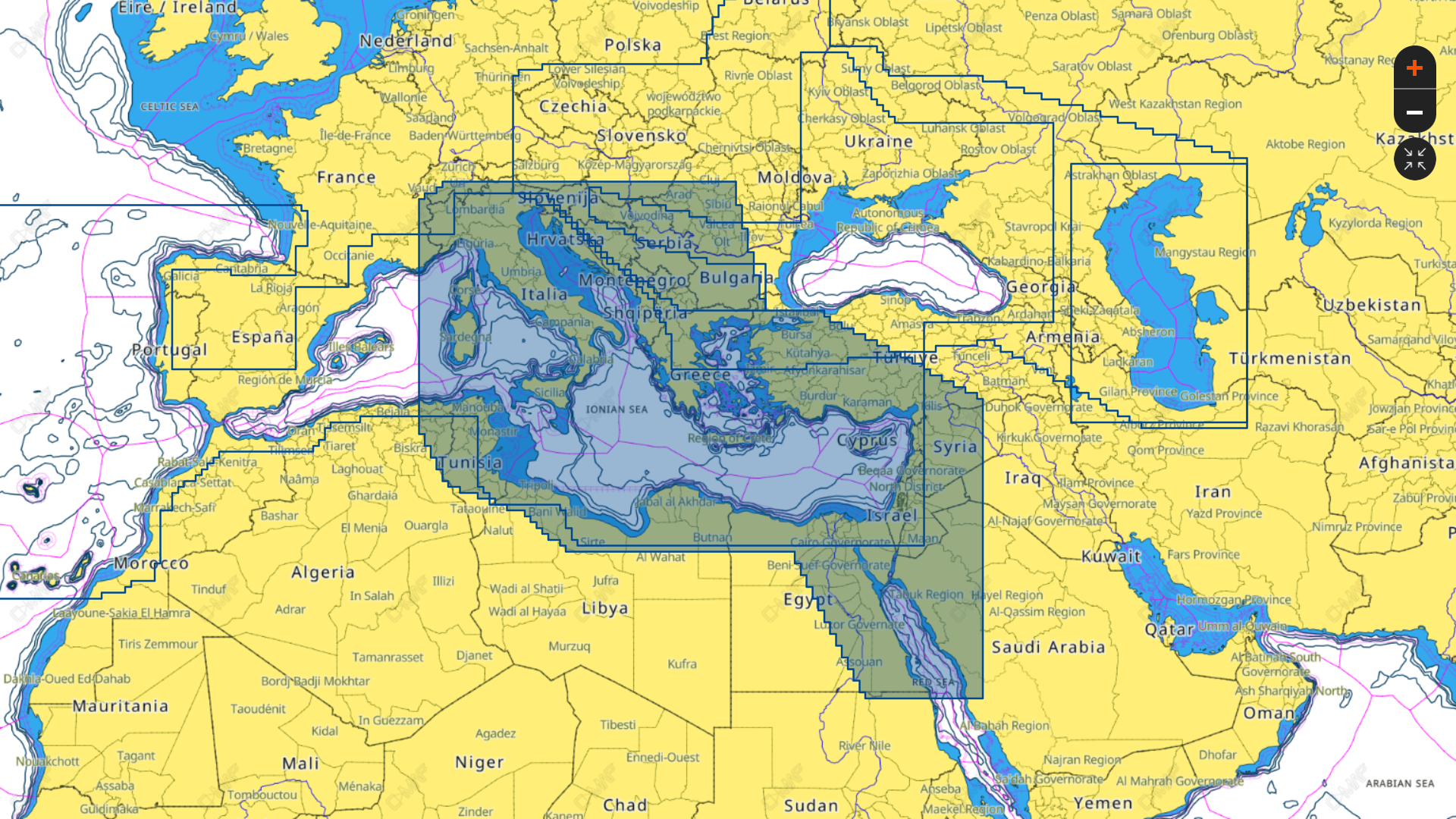 C-Map Discover X East Mediterranean M-EM-T-111-D