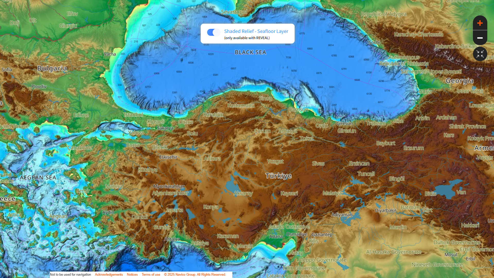 C-Map Reveal Türkiye East Mediter, Black Caspian Seas C-Map Reveal Türkiye East Mediter, Black Caspian Seas 