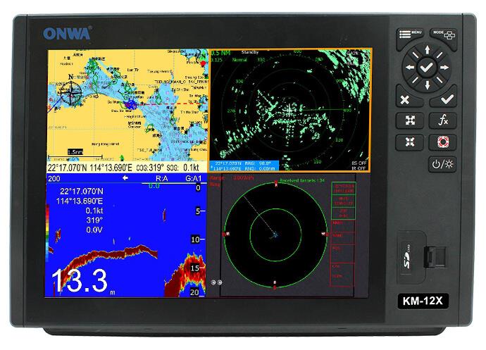 Onwa KM-12X 12-inch GPS Chart Plotter Multi Function DisplayOnwa KM-12X 12-inch GPS Chart Plotter Multi Function Display