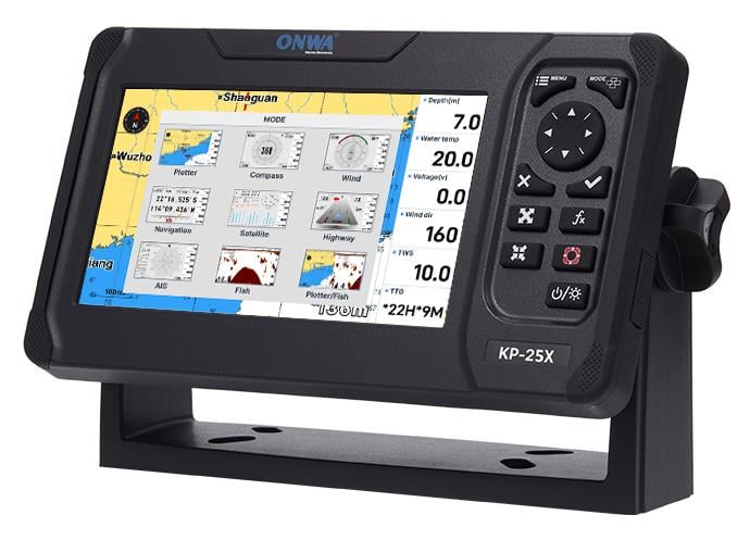 Onwa KP-25X GPS Chart Plotter Class B+ AIS Fish FinderOnwa KP-25X GPS Chart Plotter Class B+ AIS Fish Finder