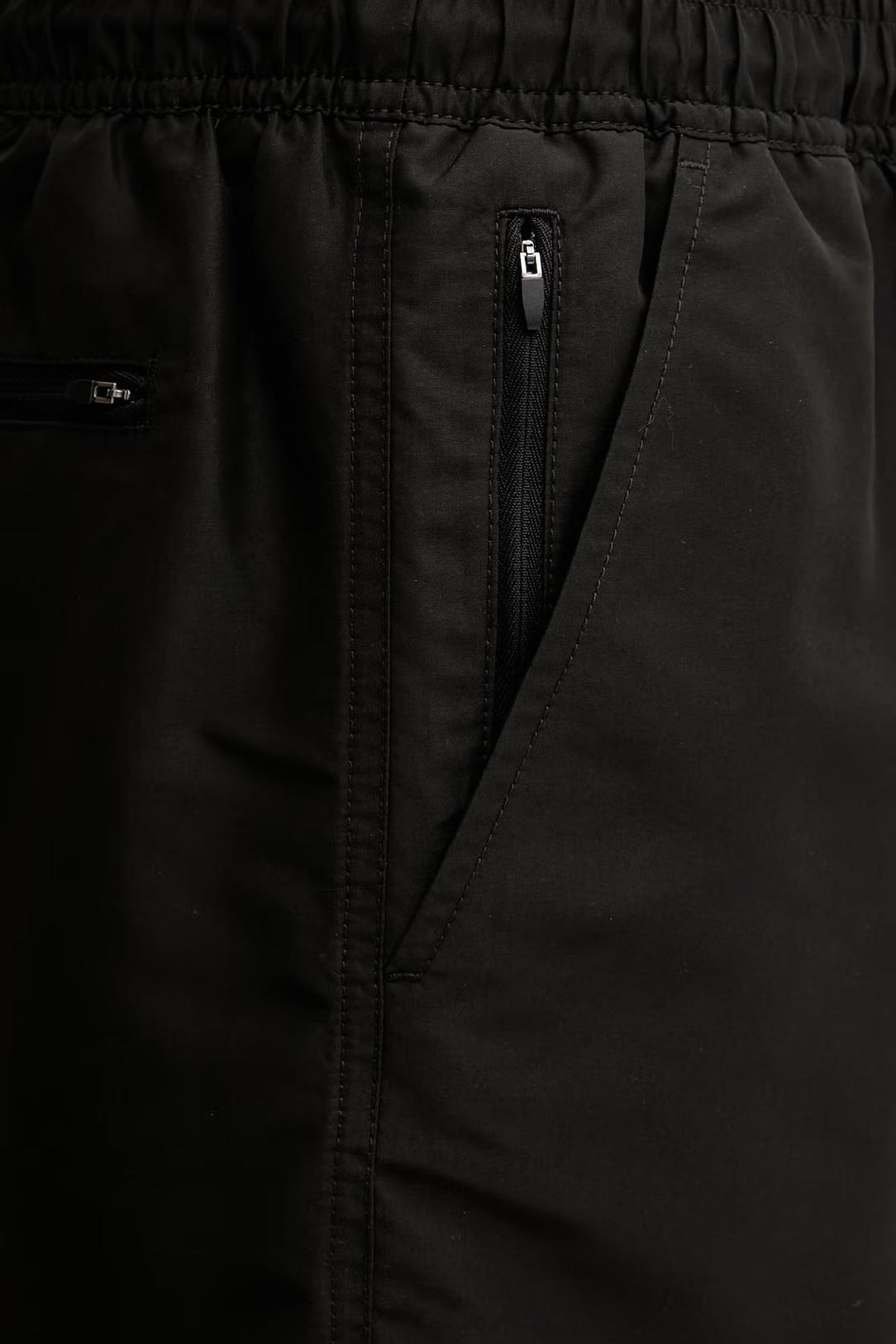 Calvin Klein Erkek Siyah Orta Boy Bağcıklı Deniz Şortu LV00N61047 