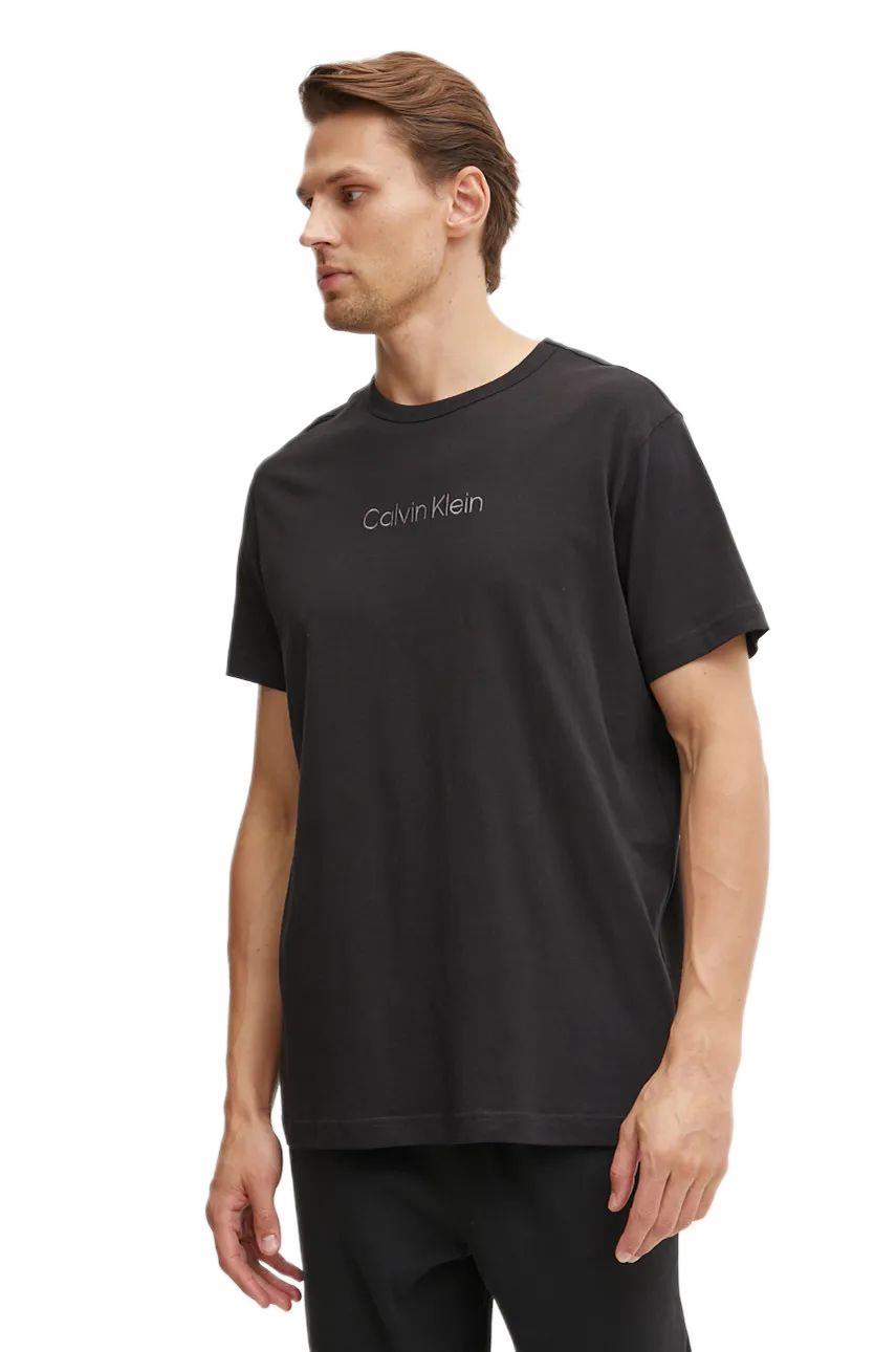 Calvin Klein Erkek Siyah Yuvarlak Yaka T-Shirt 000NM2748E