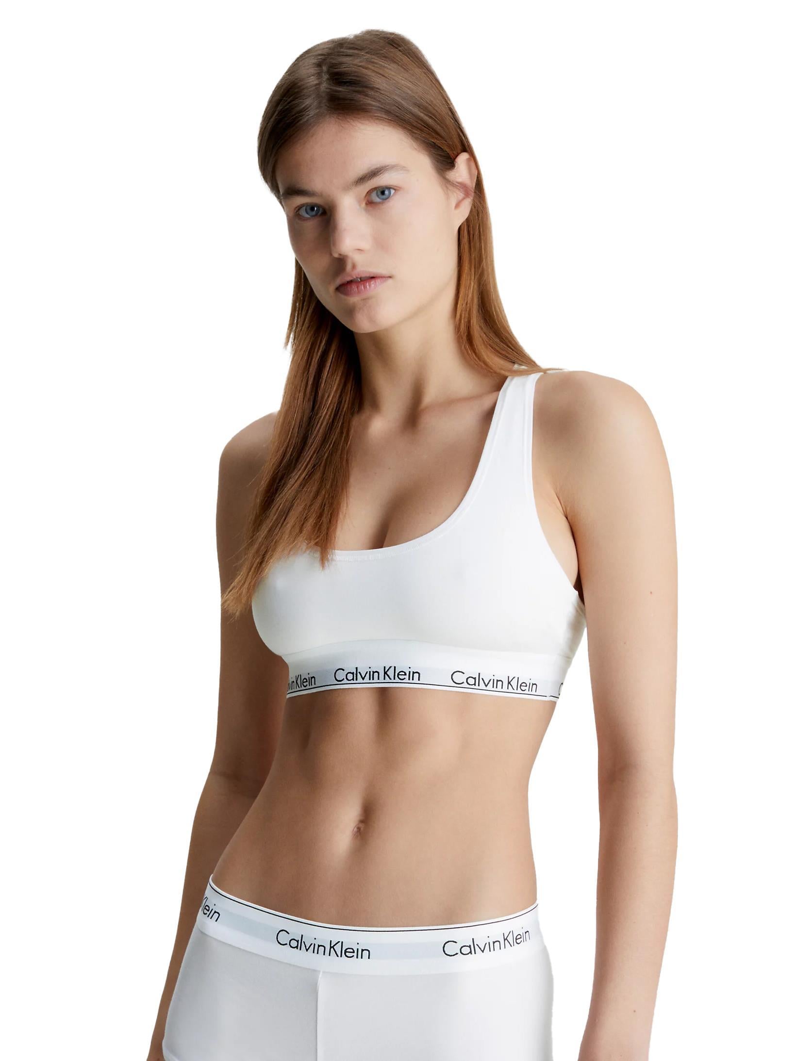 Calvin Klein Kadın Beyaz Unlined Bralet 0000F3785E 