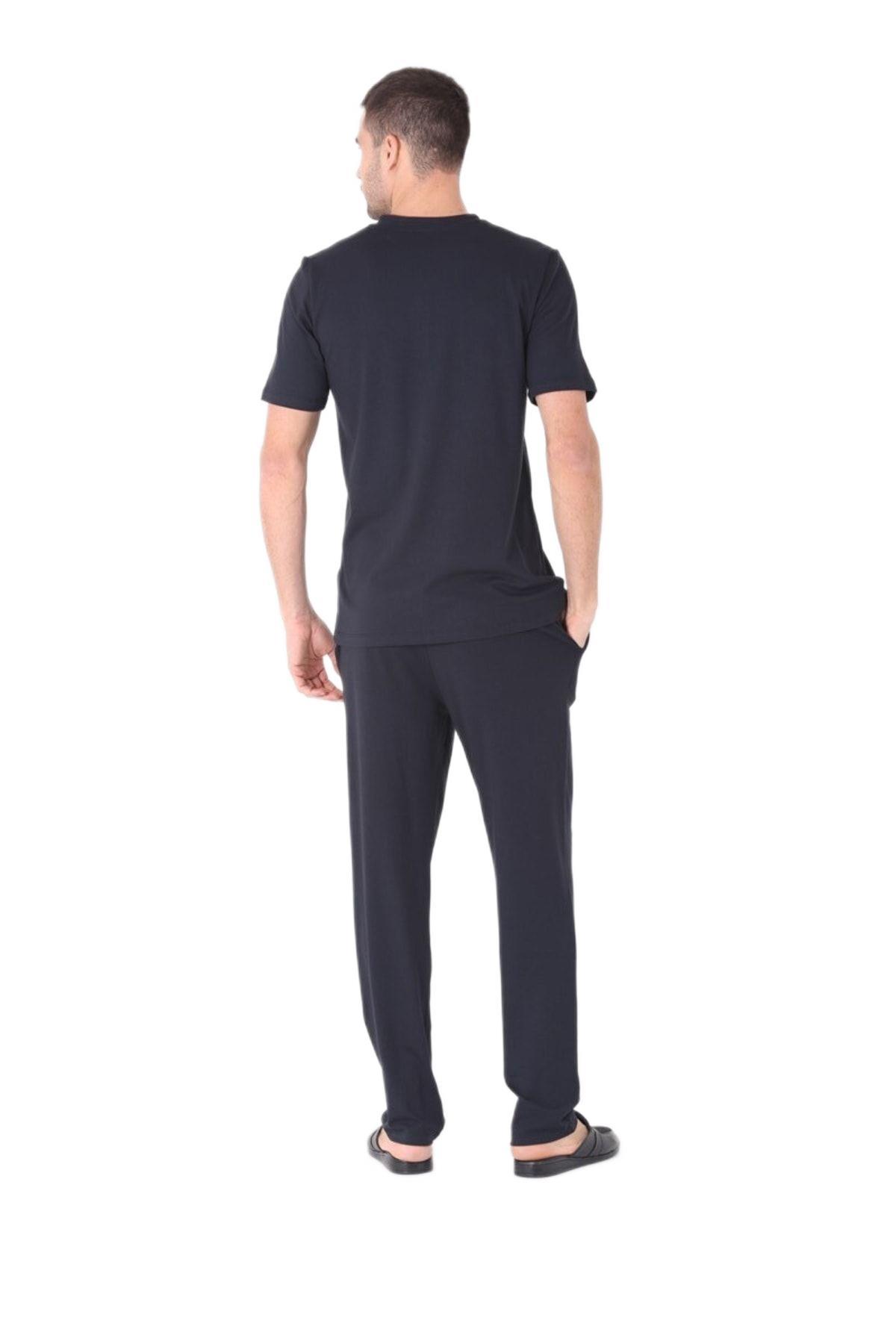 Ds Damat Erkek Lacivert 4Lü Pijama Takımı 224016 