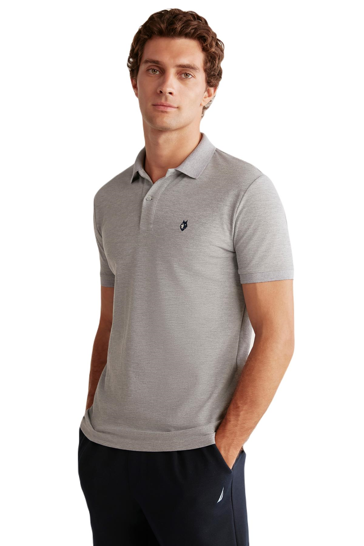 First Touch Erkek Gri T-Shirt