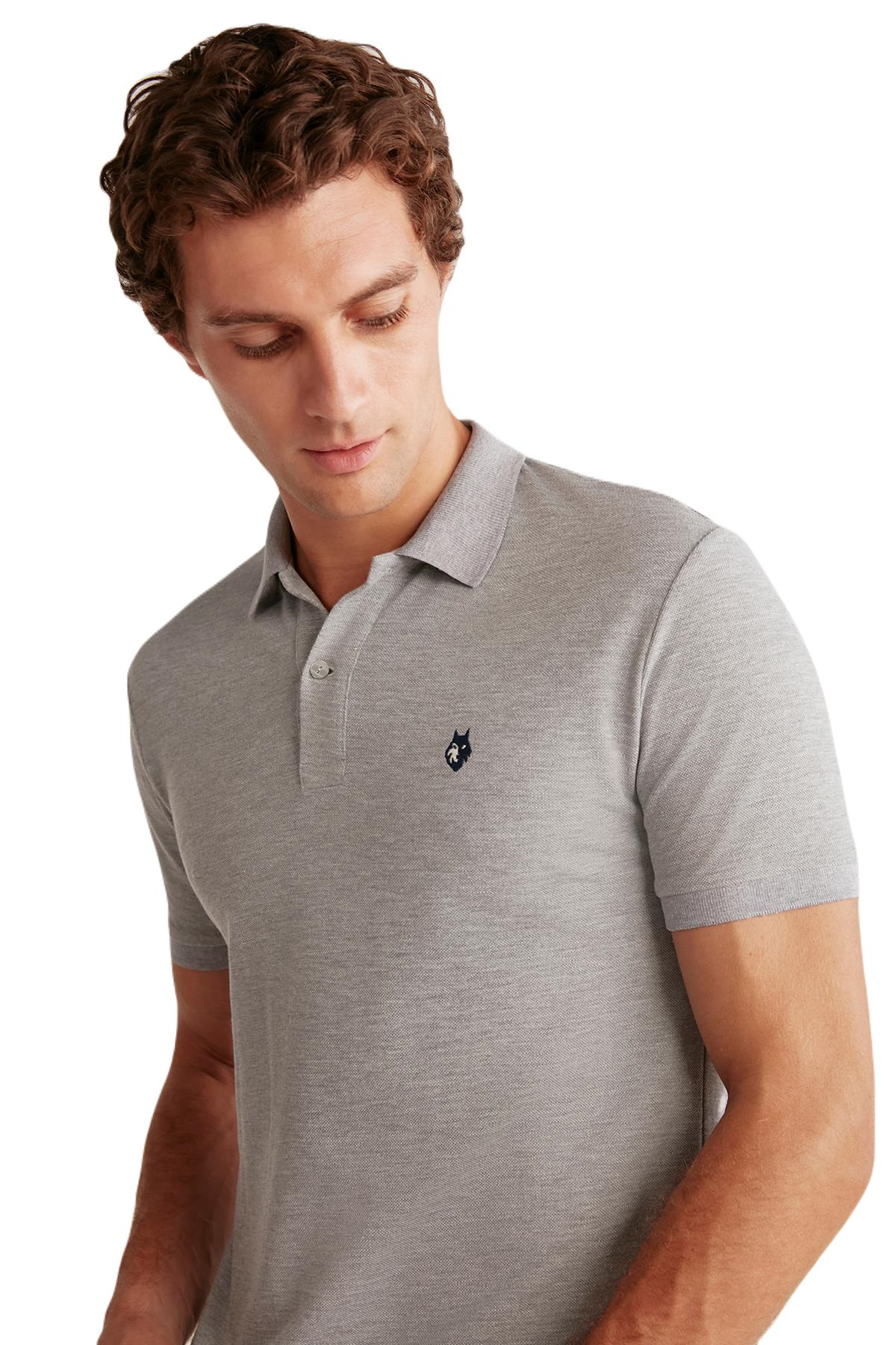 First Touch Erkek Gri T-Shirt