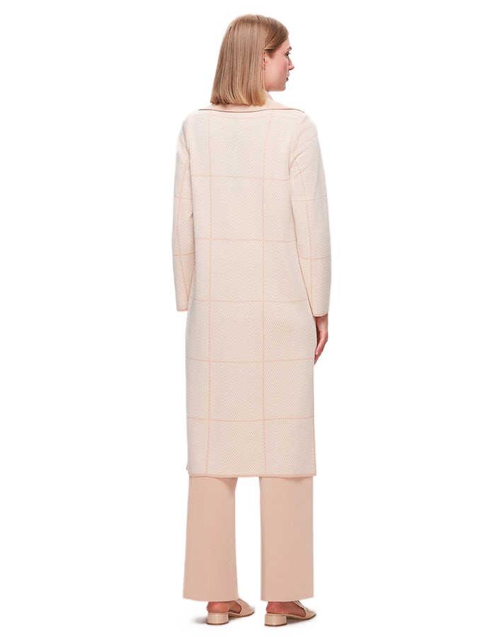 Miss Dalida Somon Zigzag Desenli Uzun Hırka T25K-9001