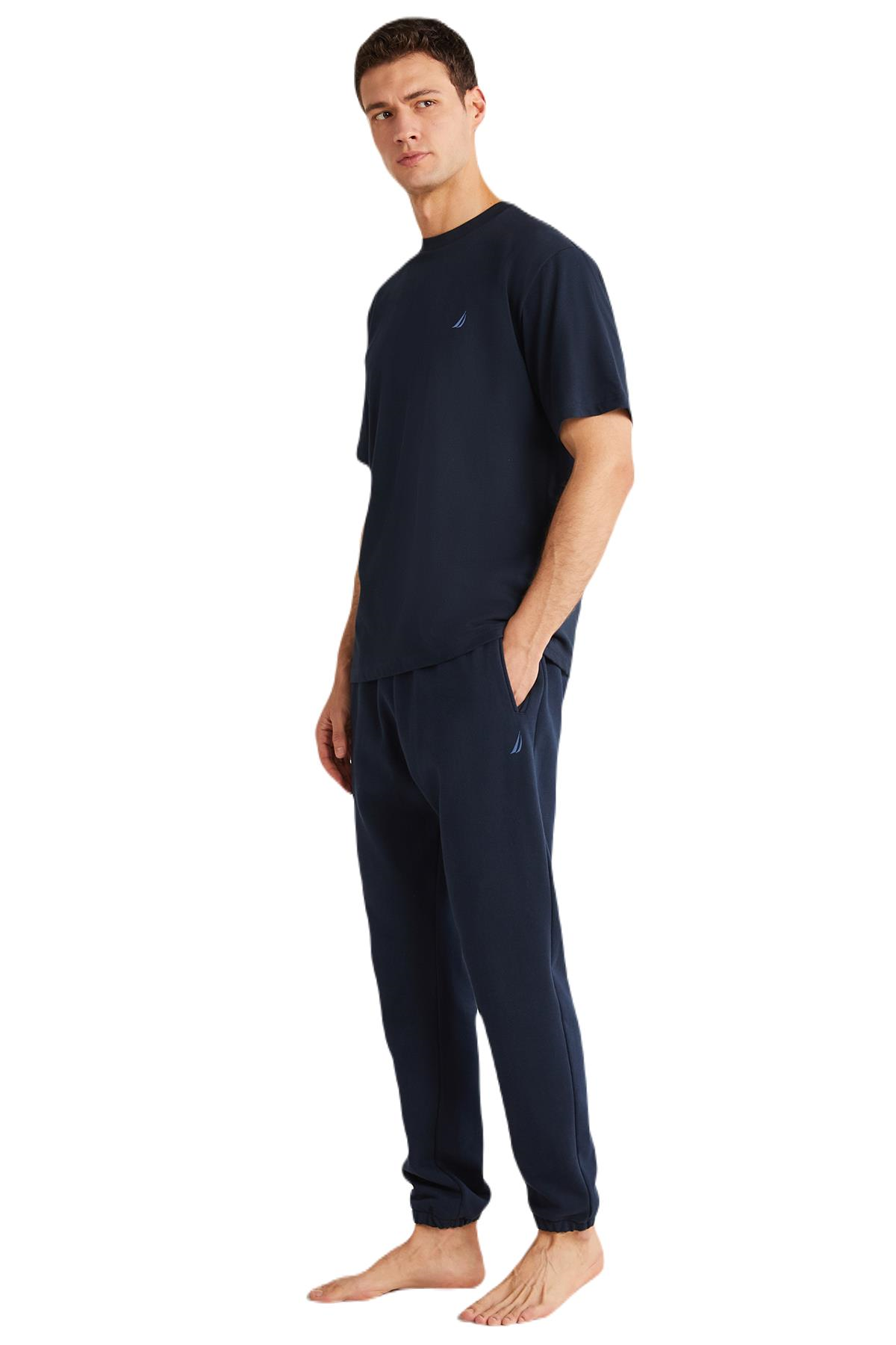 Nautica Erkek Lacivert T-Shirt %100 Pamuk