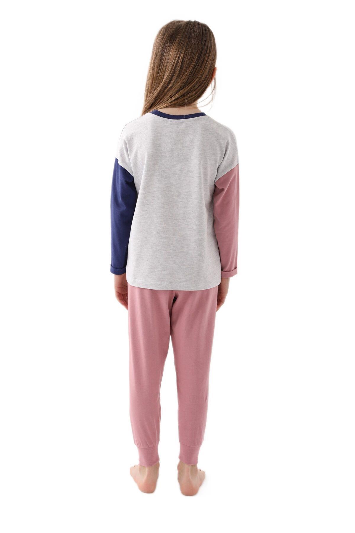 Snoopy Kız Çocuk Karmelanj Pijama Takımı 1615 