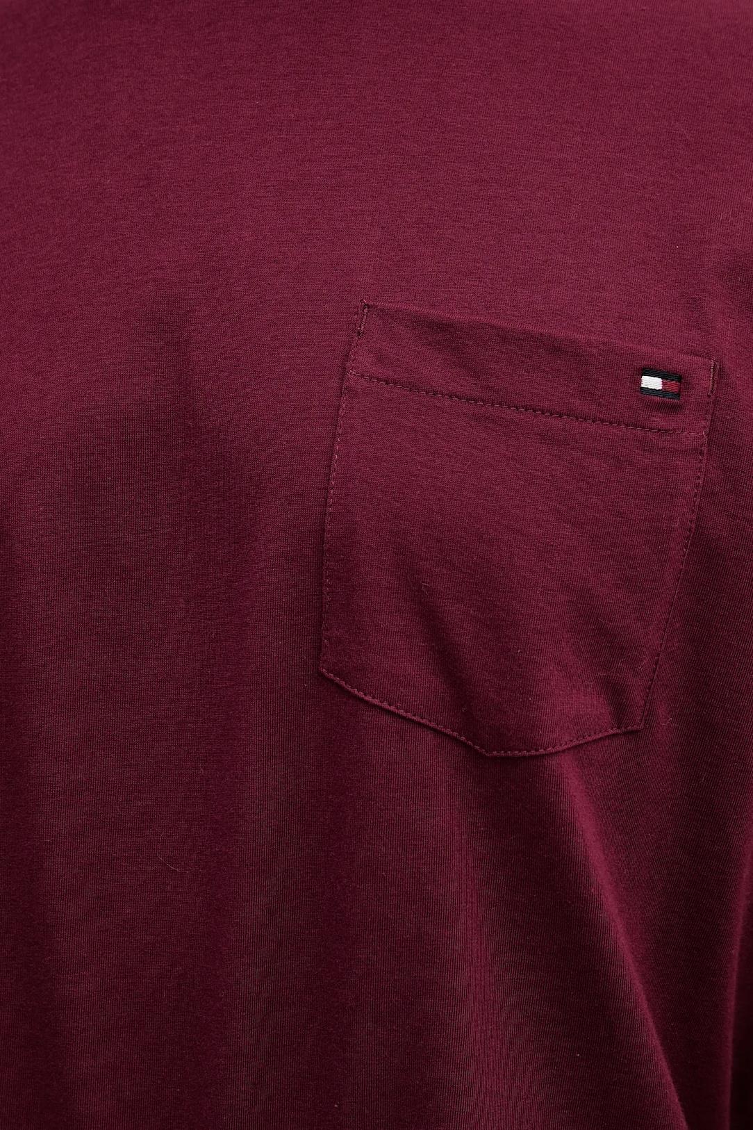 Tommy Hilfiger Erkek Bordo Uzun Kollu Cepli Sweatshirt UM0UM03644