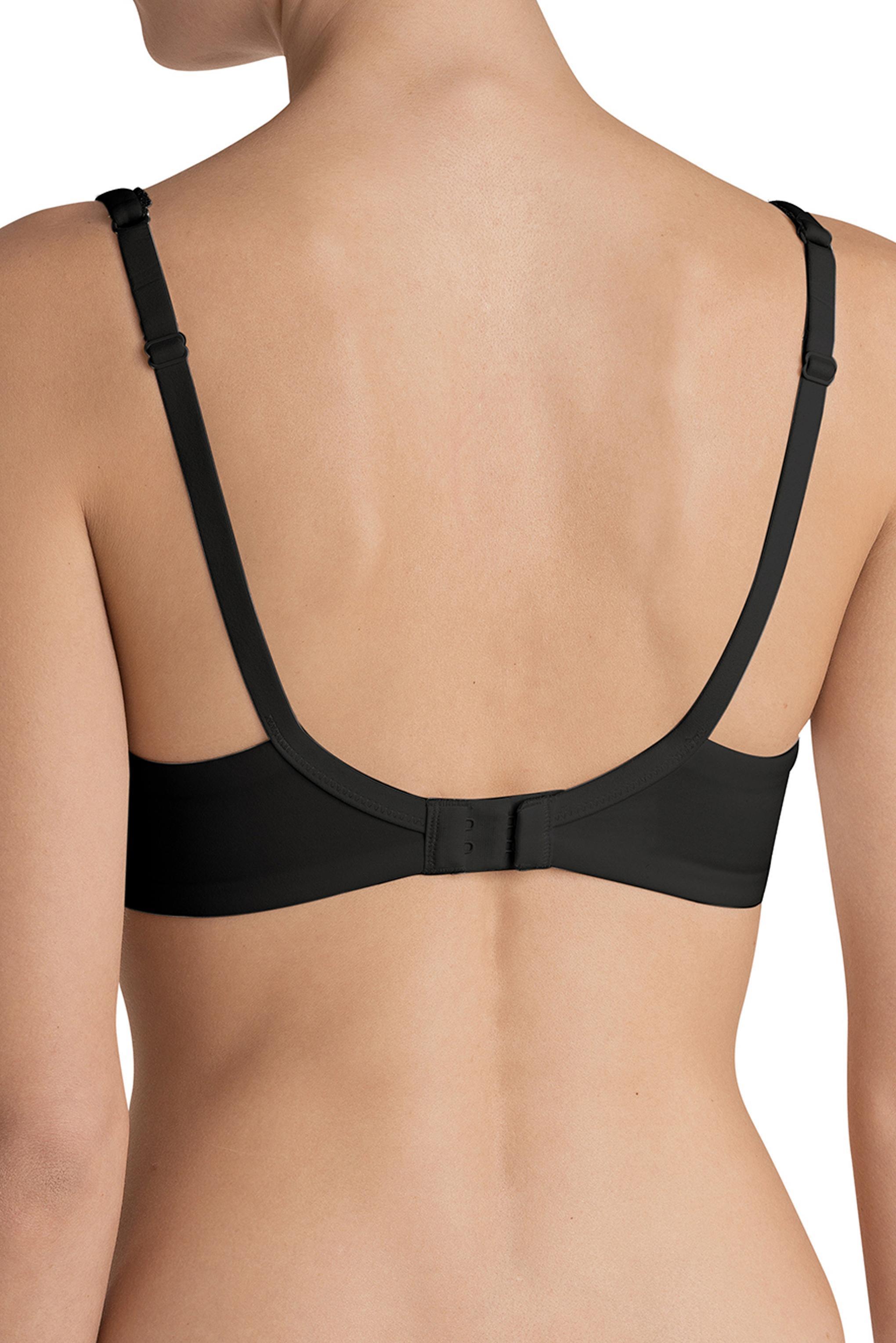 Triumph Perfectly Soft İçi Boş Pedli Balenli Siyah Sütyen