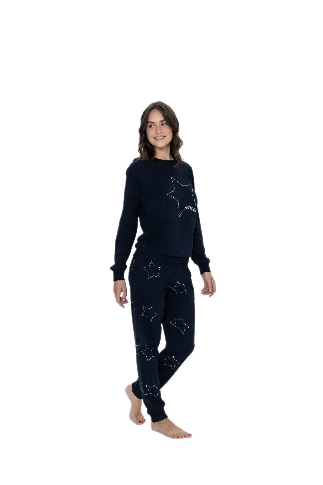 U.S. Polo Assn. Kadın Lacivert Pijama Takım 17104 
