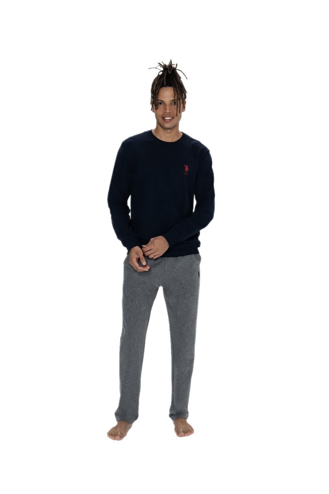 U.S. Polo Assn. Erkek Lacivert Pijama Takım 18847 