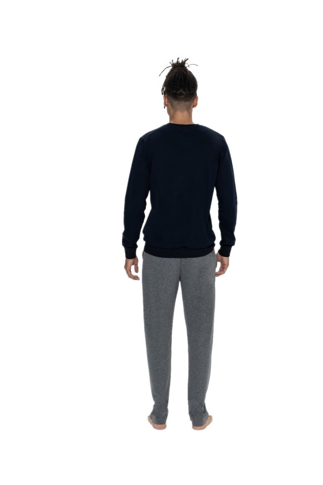U.S. Polo Assn. Erkek Lacivert Pijama Takım 18858 