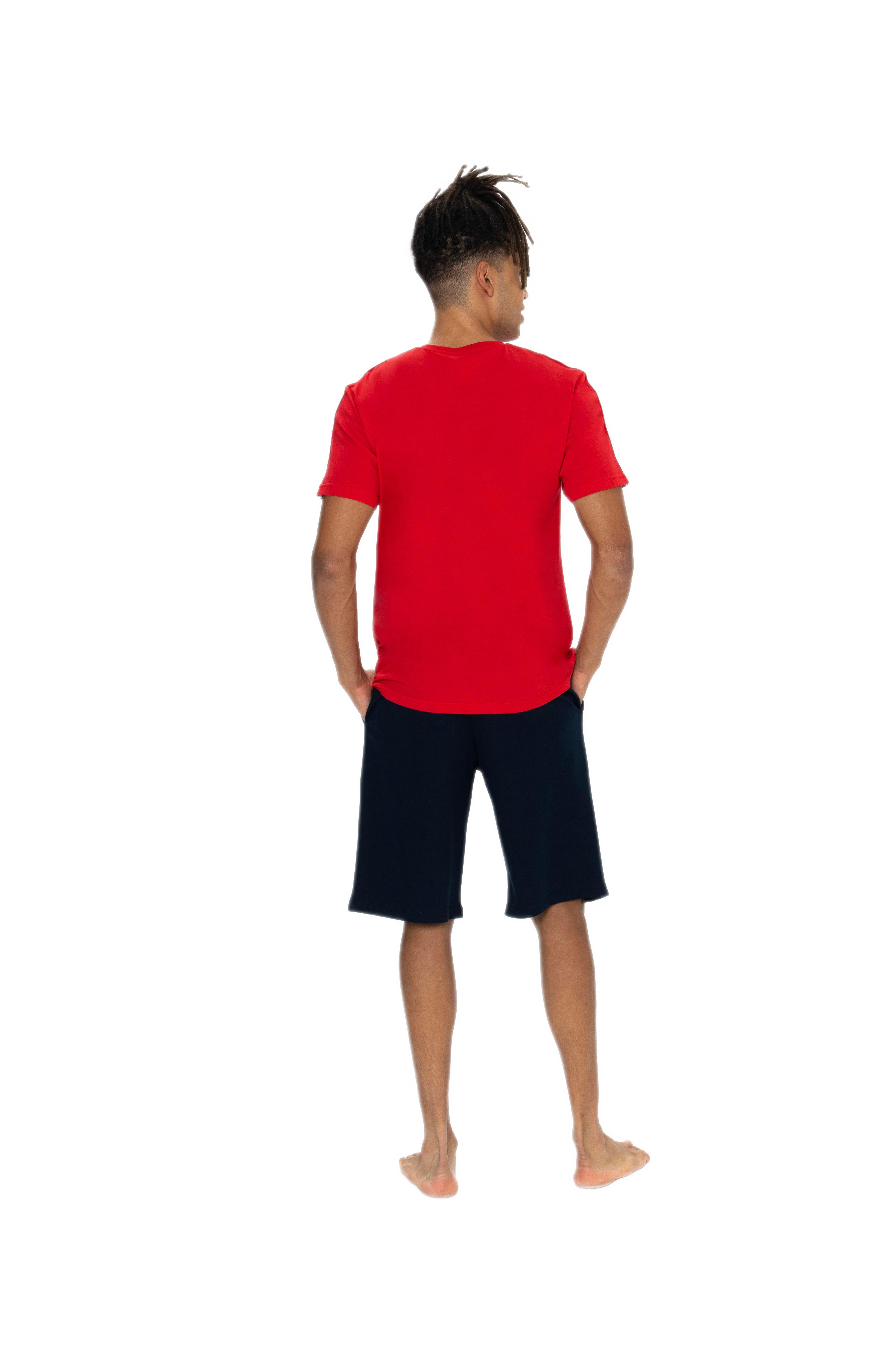 U.S. Polo Assn. Erkek Kırmızı Şort Takım 18868 
