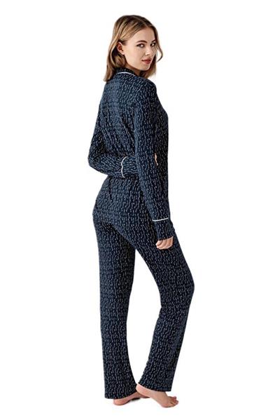 Arnetta Kadın Lacivert Pijama Takımı 3430 