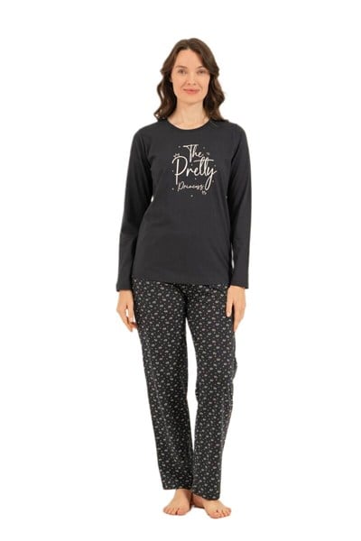 Arnetta Kadın Lacivert Pijama Takımı 3731-S 