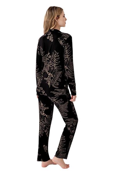 Arnetta Kadın Siyah Pijama Takımı 3440 
