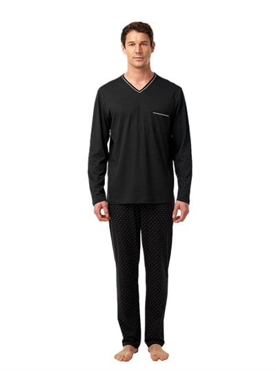 Blackspade Erkek Siyah Pijama Takımı 40966