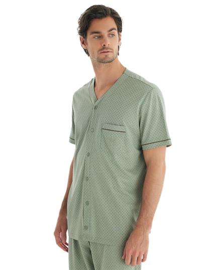 Blackspade Erkek Yeşil Pijama Takımı 40704 