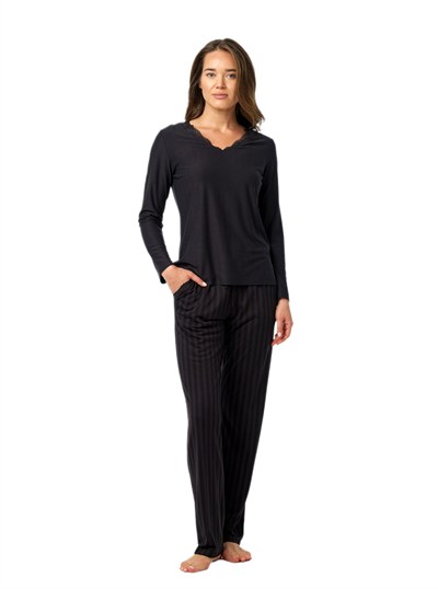 Blackspade Kadın Antrasit Pijama Takımı 52212