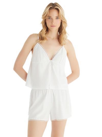 Blackspade Kadın Beyaz Pijama Üstü 51831 