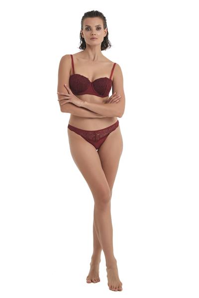 Blackspade Kadın Bordo Slip 60371 