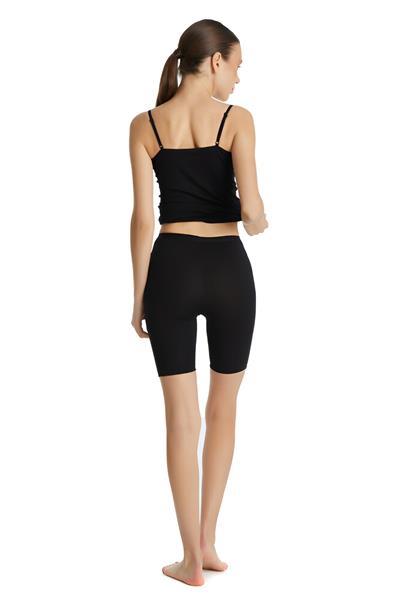 Blackspade Kadın Siyah Büyük Beden Boxer Essential 1309