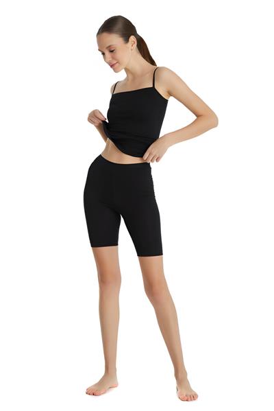 Blackspade Kadın Siyah Büyük Beden Boxer Essential 1309