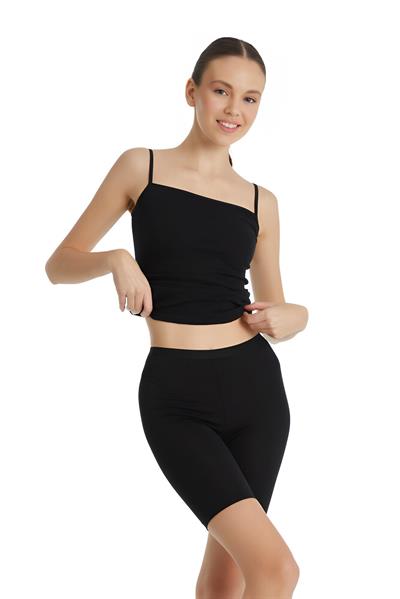 Blackspade Kadın Siyah Büyük Beden Boxer Essential 1309